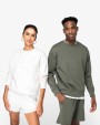 NATIVE SPIRIT Umweltfreundliches Unisex Sweatshirt mit Rundhalsausschnitt und hängenden Schultern aus gebürstete Sweatshirts personalisierbar