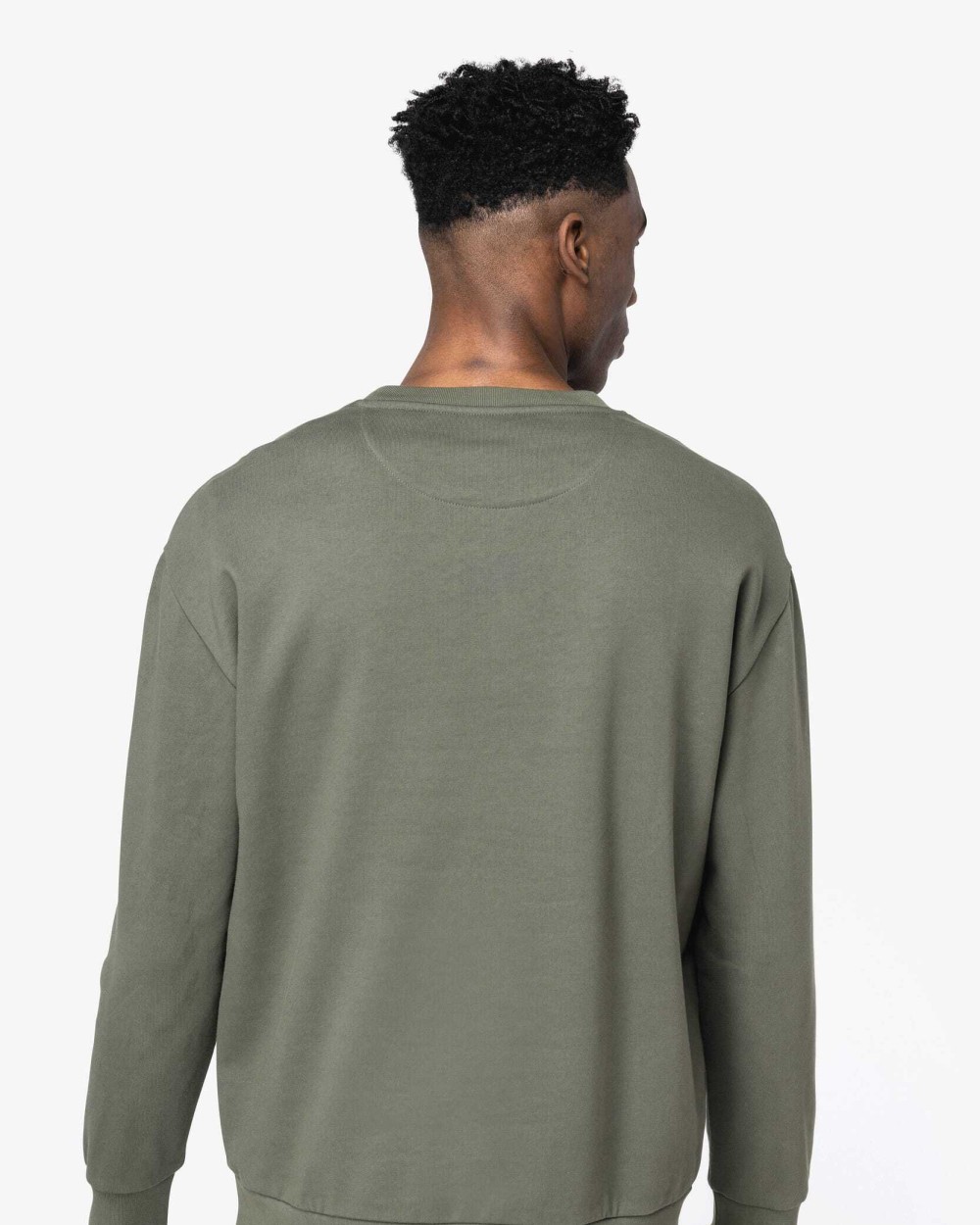 Sweaters & hoodies NATIVE SPIRIT Ecologische uniseks sweater met ronde hals en verlaagde schouders in geborsteld fleece voor bedrukking &amp; borduring