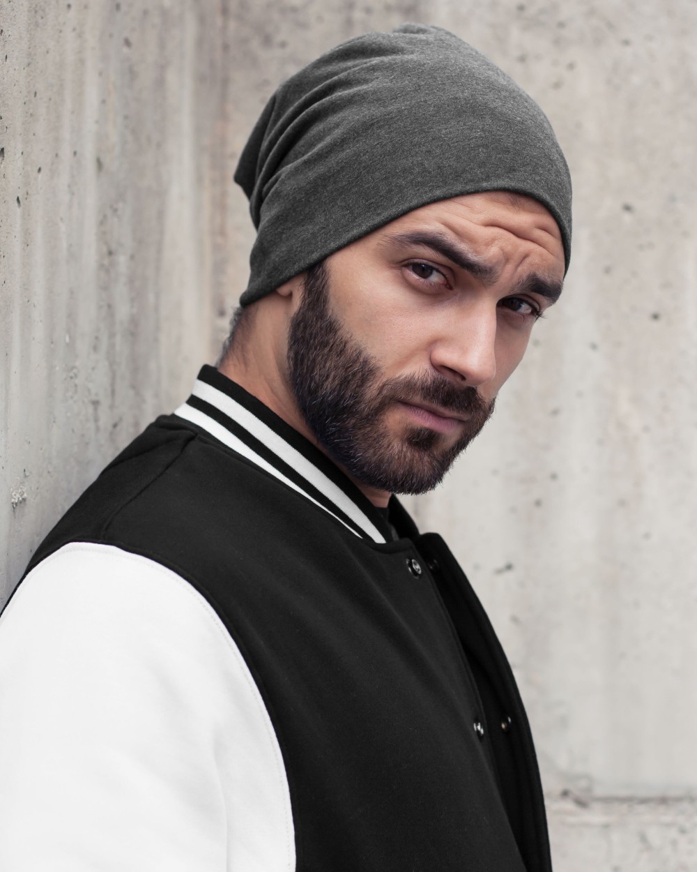 Bonnets personnalisable BUILD YOUR BRAND JERSEY BEANIE