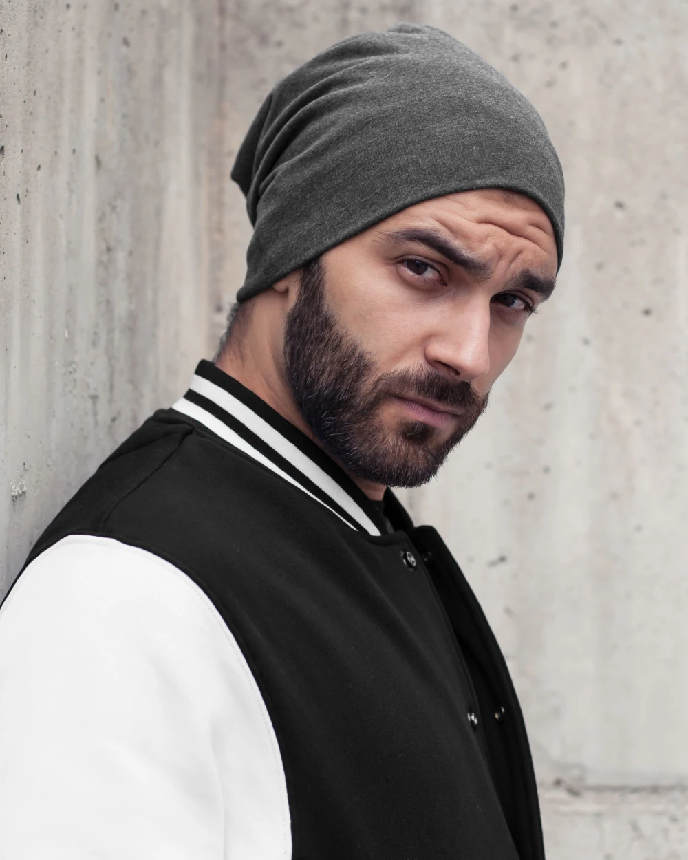Mutsen BUILD YOUR BRAND JERSEY BEANIE voor bedrukking &amp; borduring