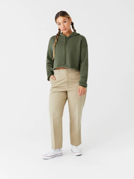 Sweat-shirts à personnaliser BELLA-CANVAS Sweat-shirt crop à capuche femme 