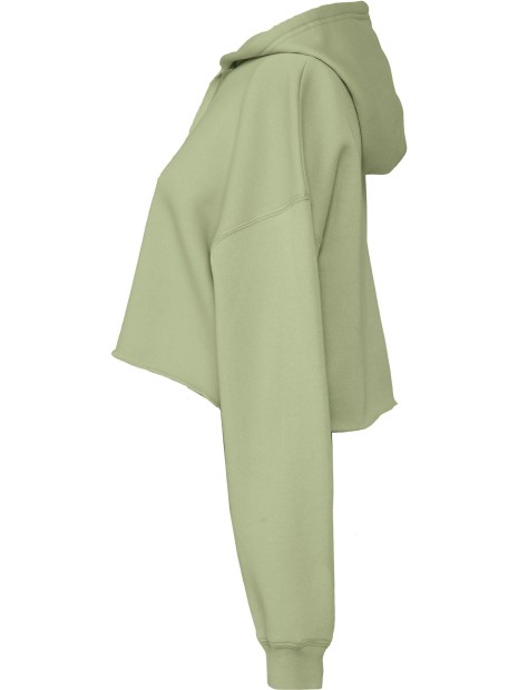 BELLA-CANVAS Sweat-shirt crop à capuche femme /api/colors/ac650463-a711-4316-8b21-c80c14e3baad personnalisable