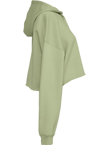 BELLA-CANVAS Sweat-shirt crop à capuche femme /api/colors/ac650463-a711-4316-8b21-c80c14e3baad personnalisable