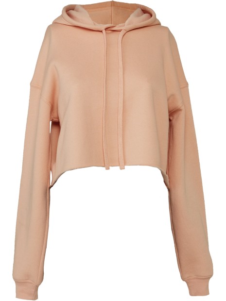 BELLA-CANVAS Sweat-shirt crop à capuche femme /api/colors/46cf0fc5-9ddd-4afc-b8dc-9e2ec8dcae16 personnalisable