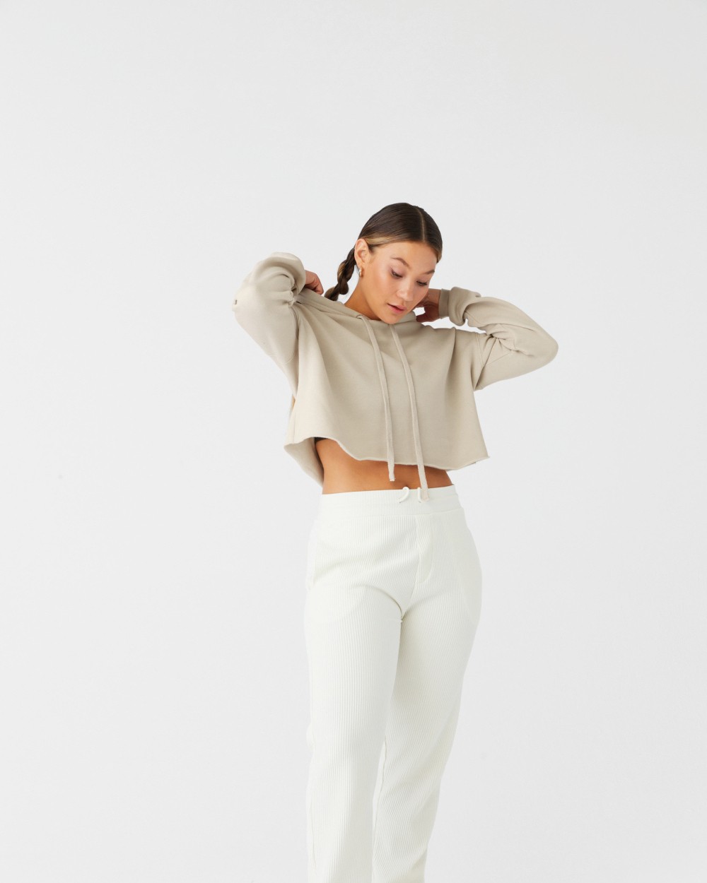 Sweat-shirts personnalisable BELLA-CANVAS WOMEN'S CROPPED FLEECE HOODIE