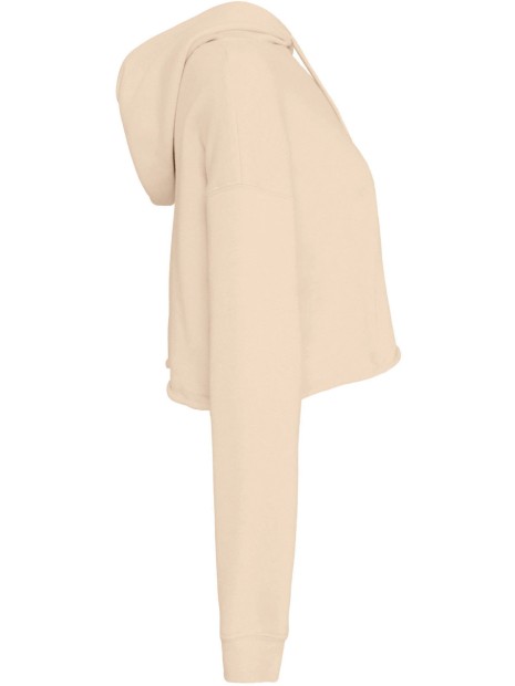BELLA-CANVAS Sweat-shirt crop à capuche femme /api/colors/139b4fc6-597b-40a5-b484-96f8b5c6abd5 personnalisable