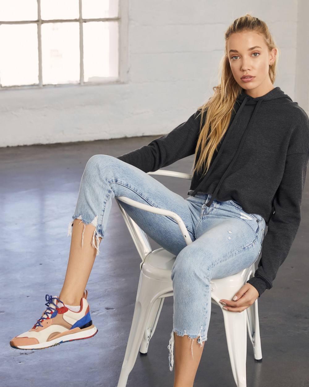 Sweat-shirts personnalisable BELLA-CANVAS WOMEN'S CROPPED FLEECE HOODIE