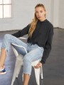Sweat-shirts à personnaliser BELLA-CANVAS Sweat-shirt crop à capuche femme 
