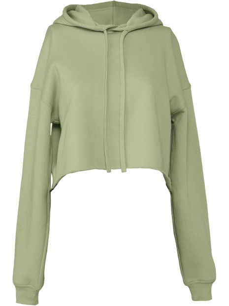 BELLA-CANVAS Sweat-shirt crop à capuche femme /api/colors/ac650463-a711-4316-8b21-c80c14e3baad personnalisable
