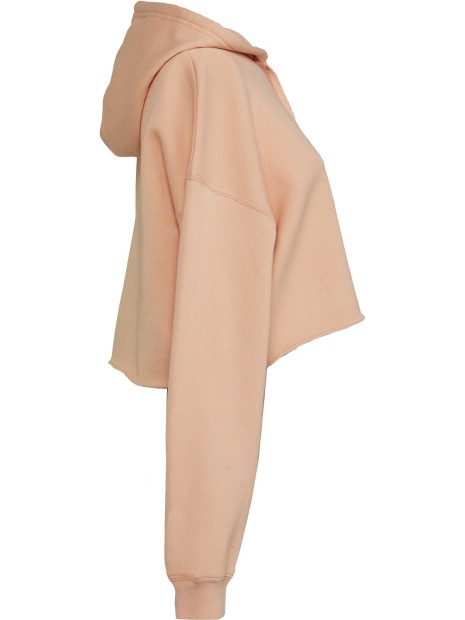 BELLA-CANVAS Sweat-shirt crop à capuche femme /api/colors/46cf0fc5-9ddd-4afc-b8dc-9e2ec8dcae16 personnalisable