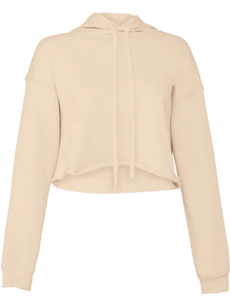 BELLA-CANVAS Sweat-shirt crop à capuche femme /api/colors/139b4fc6-597b-40a5-b484-96f8b5c6abd5 personnalisable