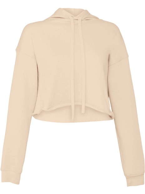 BELLA-CANVAS Sweat-shirt crop à capuche femme /api/colors/139b4fc6-597b-40a5-b484-96f8b5c6abd5 personnalisable
