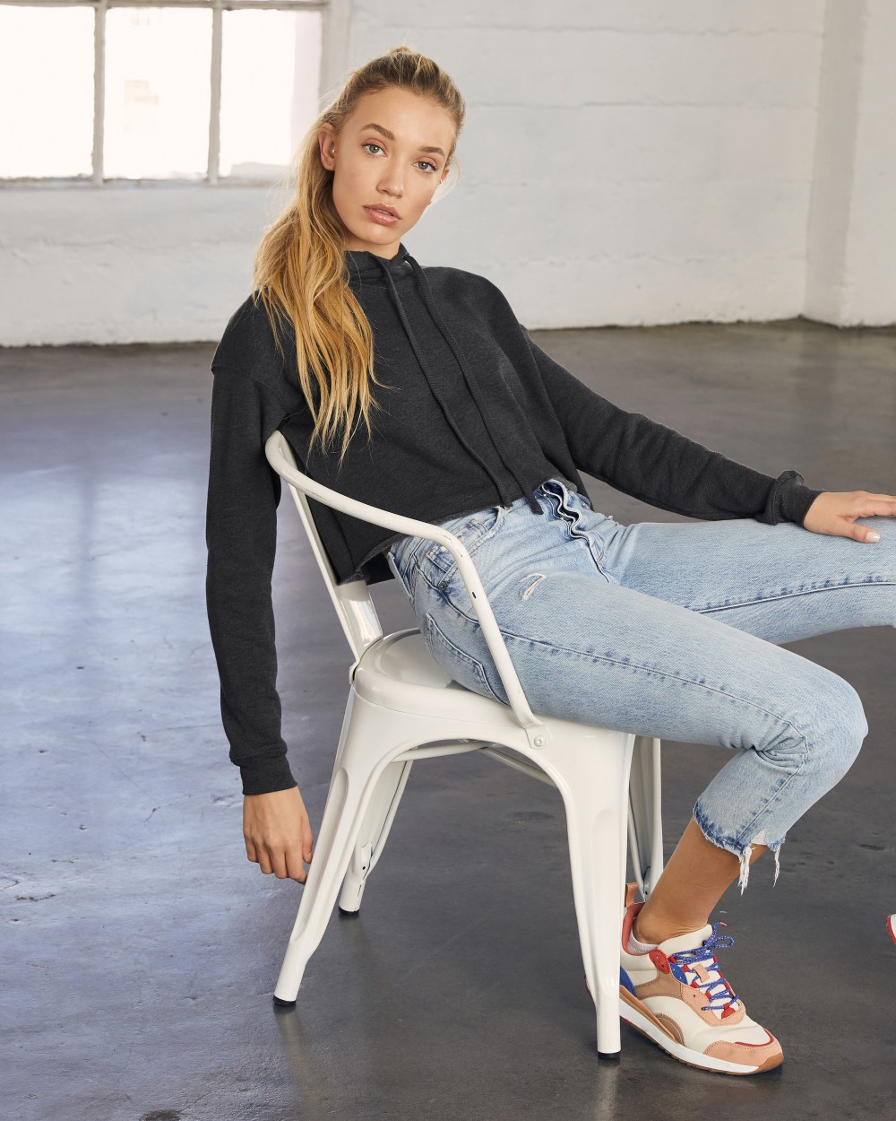 Sweat-shirts personnalisable BELLA-CANVAS WOMEN'S CROPPED FLEECE HOODIE