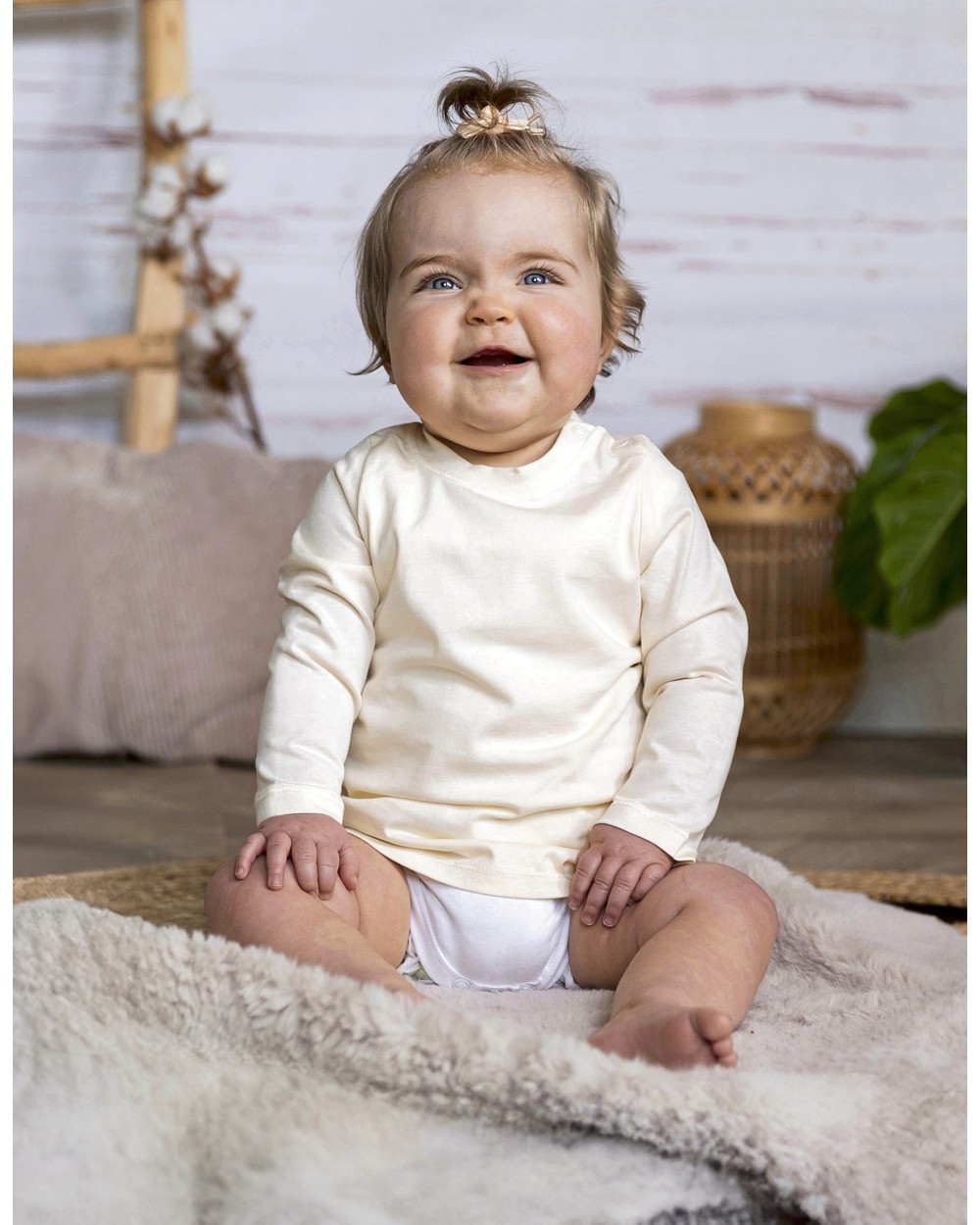 T-Shirts personnalisable LINK KIDS WEAR Organic Baby T-Shirt Long Sleeve Noah 02