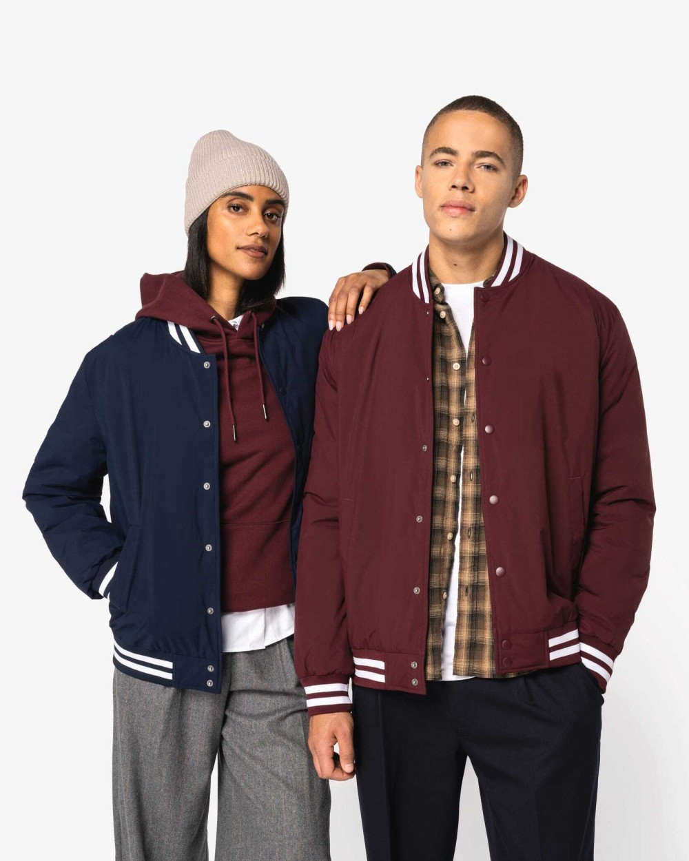 NATIVE SPIRIT Umweltfreundliche wattierte Unisex-Teddyjacke Jacken personalisierbar