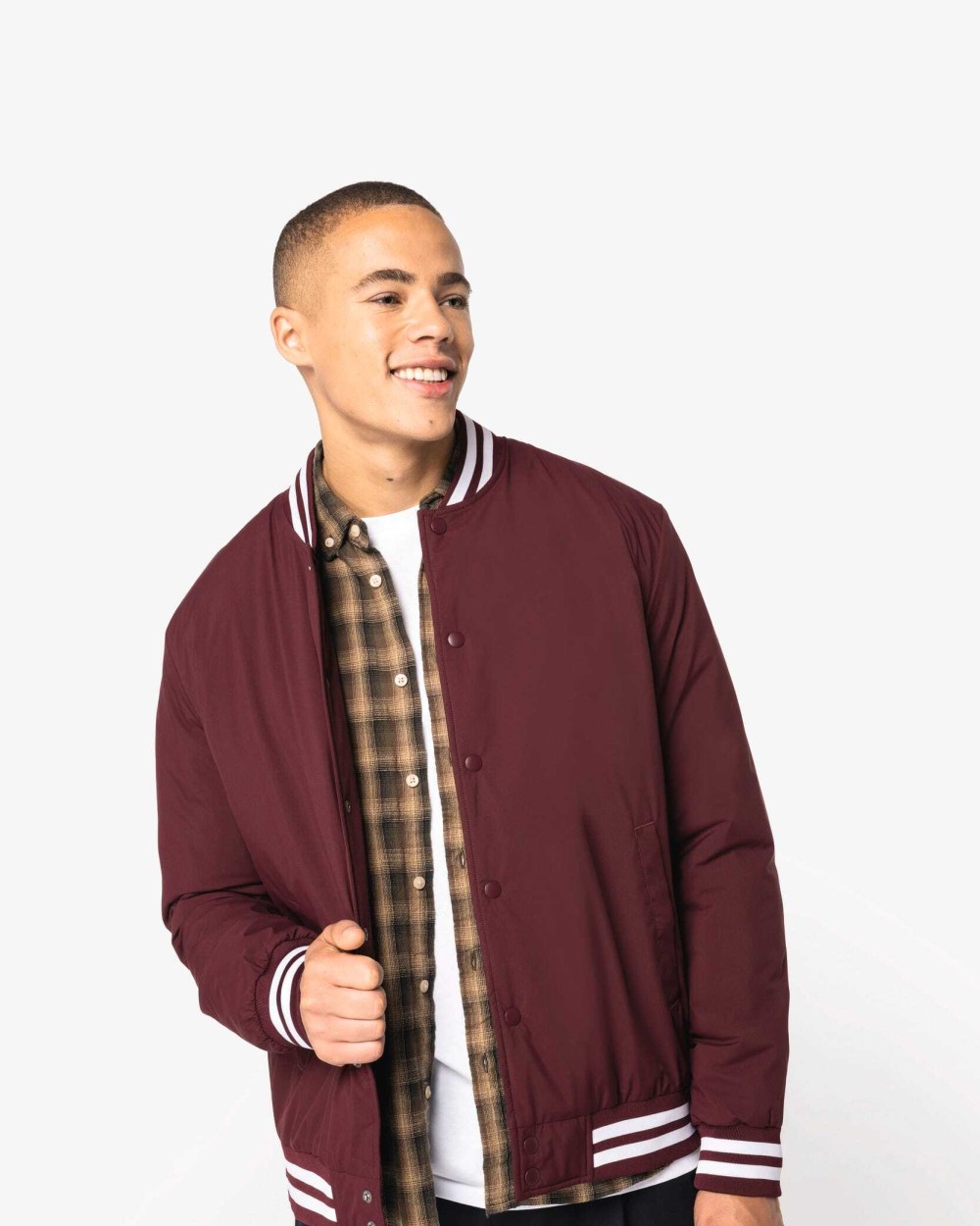 NATIVE SPIRIT Umweltfreundliche wattierte Unisex-Teddyjacke Jacken personalisierbar