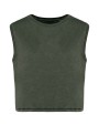 T-shirts NATIVE SPIRIT Ecologisch cropped mouwloos dames-T-shirt voor bedrukking &amp; borduring