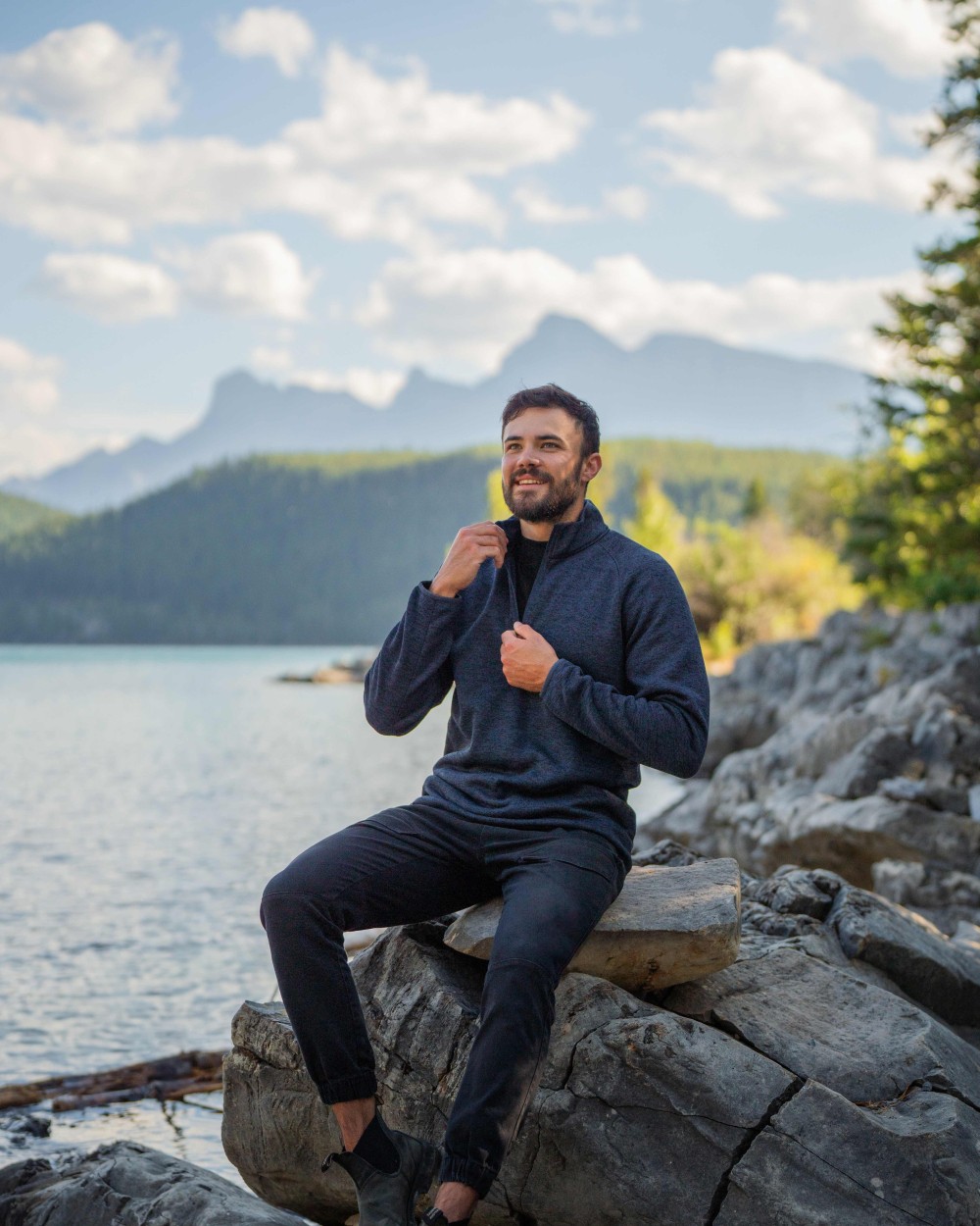T-Shirts personnalisable STORMTECH Pull Yosemite ½-zip pour hommes