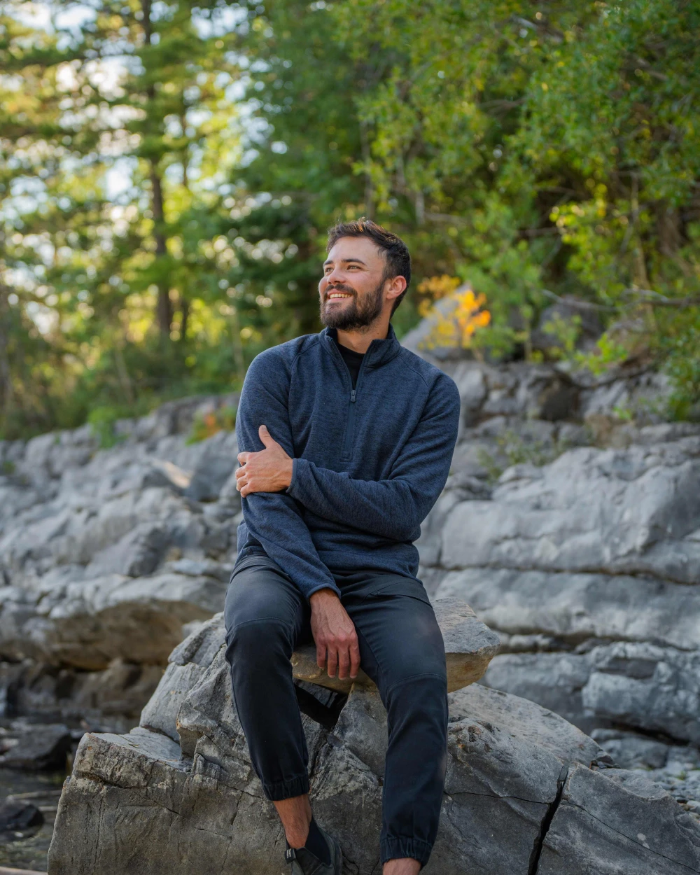 T-Shirts personnalisable STORMTECH Pull Yosemite ½-zip pour hommes