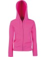FOL Lady-fit Premium Hooded Sweat Jacket (62-118-0) Sweatshirts personalisierbar