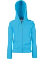 FOL Sweat-shirt femme zippé capuche Premium (62-118-0) /api/colors/63d5328c-6dfa-429e-ba7f-af6ee8d7d697 personnalisable