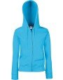 FOL Lady-fit Premium Hooded Sweat Jacket (62-118-0) Sweatshirts personalisierbar