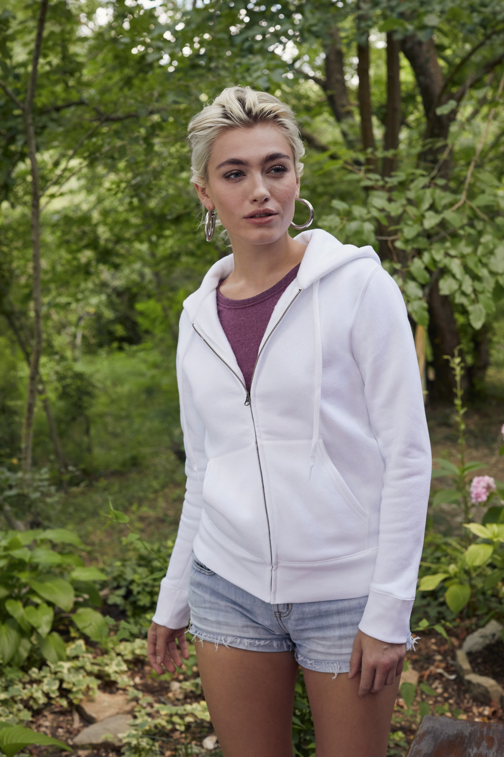 Sweat-shirts personnalisable FOL Sweat-shirt femme zippé capuche Premium (62-118-0)