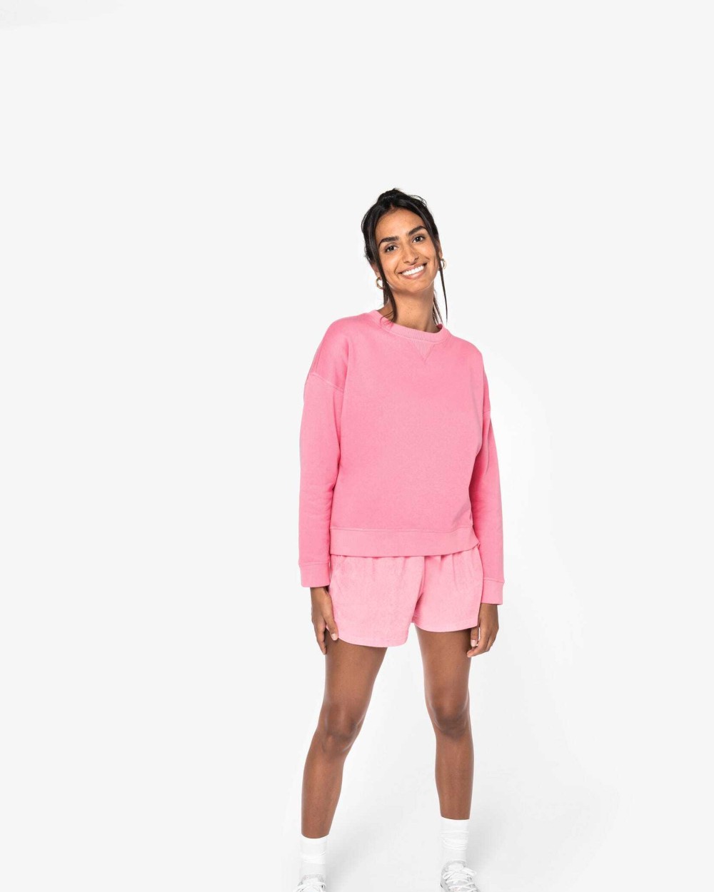Sweaters & hoodies NATIVE SPIRIT Ecologische damessweater met afhangende mouwen voor bedrukking &amp; borduring