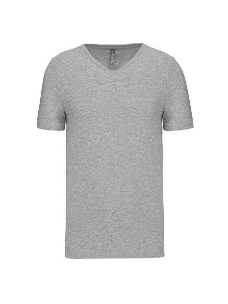 KARIBAN T-shirt manches courtes col V homme /api/colors/b32e3fc9-6c21-4435-b3bf-594ccdf083c3 personnalisable