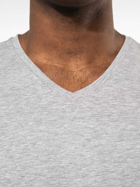 T-Shirts à personnaliser KARIBAN T-shirt manches courtes col V homme 