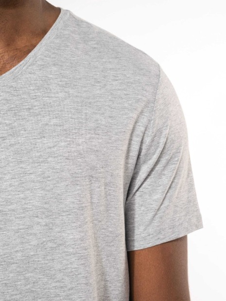 T-Shirts à personnaliser KARIBAN T-shirt manches courtes col V homme 