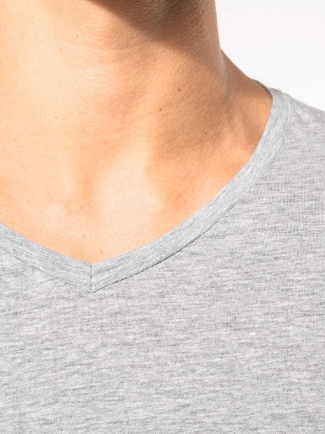 T-Shirts à personnaliser KARIBAN T-shirt manches courtes col V homme 