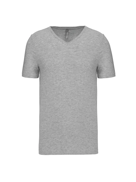 KARIBAN T-shirt manches courtes col V homme /api/colors/b32e3fc9-6c21-4435-b3bf-594ccdf083c3 personnalisable