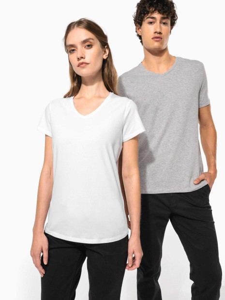 T-Shirts à personnaliser KARIBAN T-shirt manches courtes col V homme 