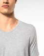 KARIBAN Kurzarm-T-Shirt mit V-Ausschnitt T-Shirts personalisierbar
