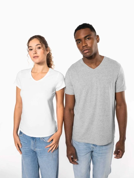 T-Shirts à personnaliser KARIBAN T-shirt manches courtes col V homme 