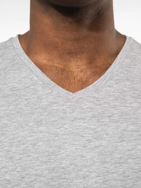 T-Shirts à personnaliser KARIBAN T-shirt manches courtes col V homme 