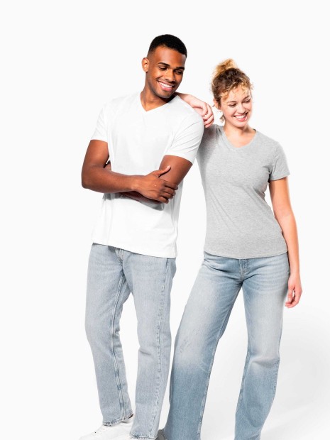 T-Shirts à personnaliser KARIBAN T-shirt manches courtes col V homme 