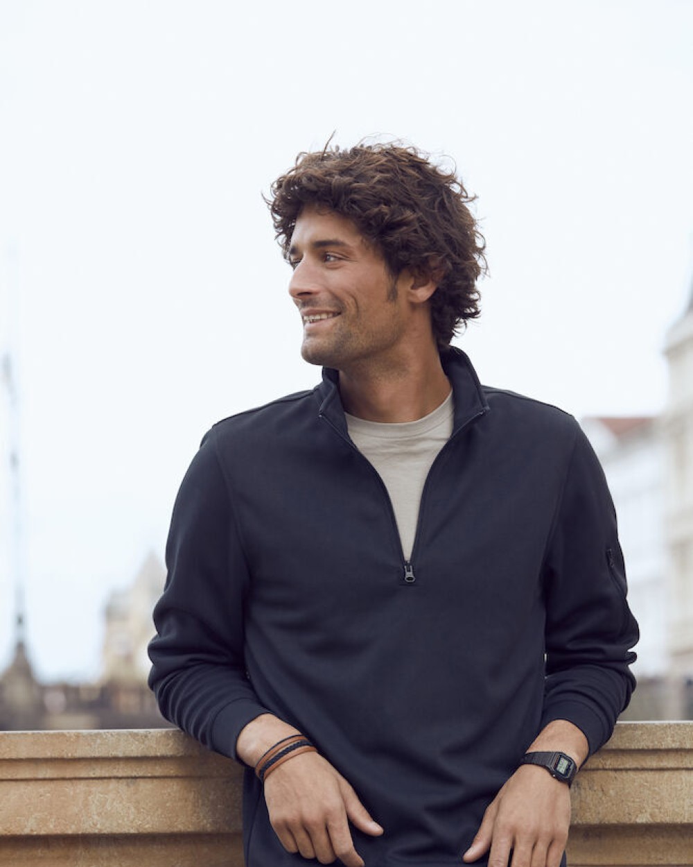 Sweat-shirts personnalisable CLIQUE Basic Active Half Zip