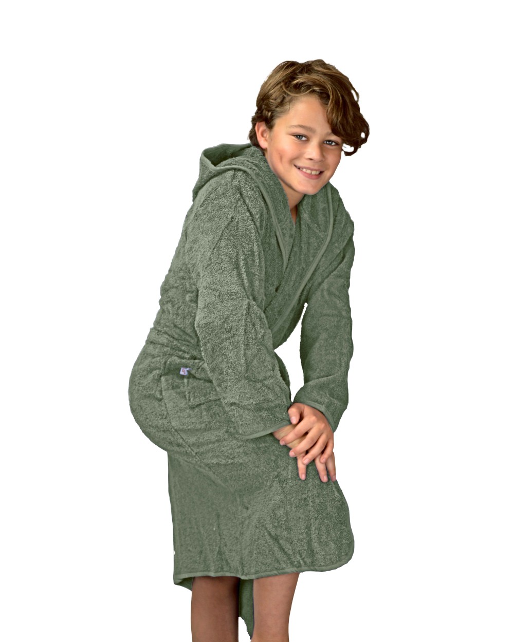Produits éponges personnalisable A&R Boyzz&Girlzz® Hooded Bathrobe