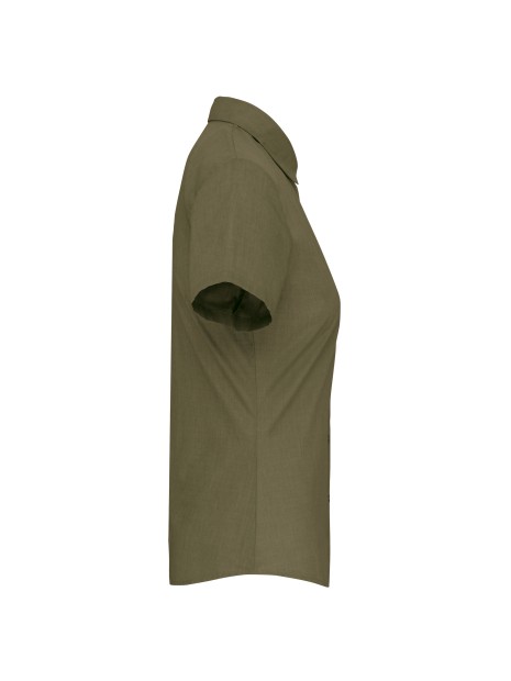 KARIBAN Chemise popeline polycoton manches courtes entretien facile femme /api/colors/f670900e-42da-4667-ab56-d8f2804cba19 personnalisable