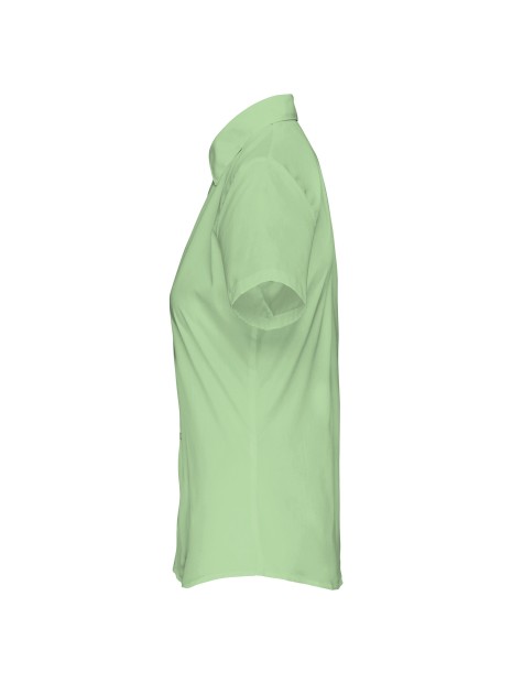 KARIBAN Chemise popeline polycoton manches courtes entretien facile femme /api/colors/c32fbc9c-9f32-4b30-babf-17c9422e351d personnalisable