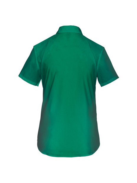 KARIBAN Chemise popeline polycoton manches courtes entretien facile femme /api/colors/8e228bbe-4407-4cbc-b57b-e0b7f7e9d211 personnalisable