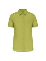 KARIBAN Chemise popeline polycoton manches courtes entretien facile femme /api/colors/7ab928ec-33ab-4ba2-8fb6-e49c659be6ea personnalisable