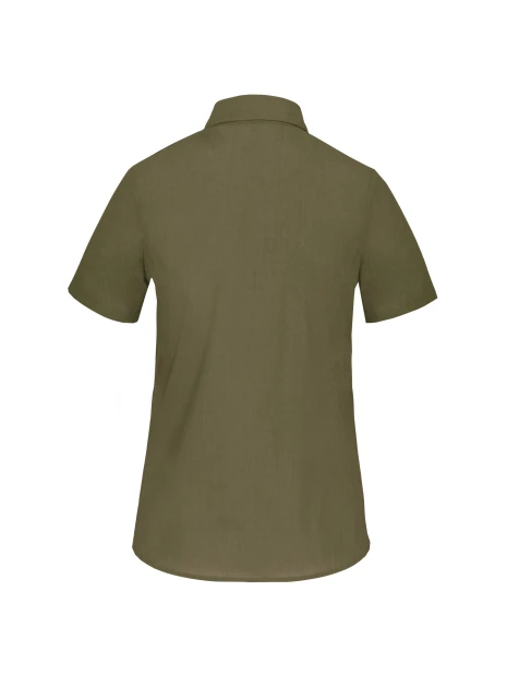 KARIBAN Chemise popeline polycoton manches courtes entretien facile femme /api/colors/f670900e-42da-4667-ab56-d8f2804cba19 personnalisable