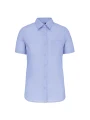 KARIBAN Chemise popeline polycoton manches courtes entretien facile femme /api/colors/7cd11260-06e9-4679-96ce-f0c0cca5092d personnalisable