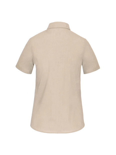 KARIBAN Chemise popeline polycoton manches courtes entretien facile femme /api/colors/a97c0345-672e-42f2-9afe-b1145dea3541 personnalisable