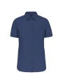 KARIBAN Chemise popeline polycoton manches courtes entretien facile femme /api/colors/ad672b31-05a4-4a7a-979a-b5fc02595a56 personnalisable