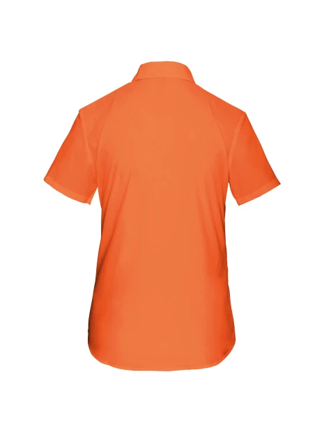 KARIBAN Chemise popeline polycoton manches courtes entretien facile femme /api/colors/d51260d5-b263-4200-988d-ee19f414959e personnalisable