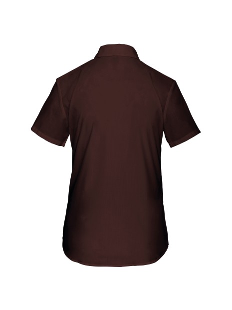 KARIBAN Chemise popeline polycoton manches courtes entretien facile femme /api/colors/951cb8b6-18b8-4f27-8f99-2d223c8b4856 personnalisable